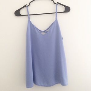 Forever 21 Lavender Cami Cross Back Tank